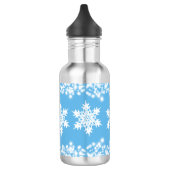 Schneeflocke-Wasser-Flasche Edelstahlflasche (Links)