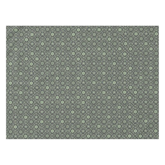 Schneeflocke Weihnachten Einfache Schneeflocke Ele Tischdecke (Vorderseite (Horizontal))