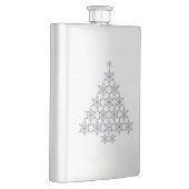 Schneeflocke Weihnachtsbaumflasche Flachmann (Rechts)