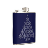 Schneeflocke Weihnachtsbaumflasche Flachmann (Rechts)