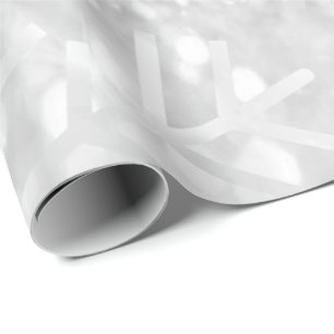 Schneeflocke-Weihnachtsfeiertags-grauer silberner Geschenkpapier