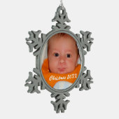 Schneeflocke-Weihnachtsverzierung - machen Sie Schneeflocken Zinn-Ornament (Links)