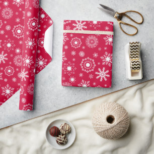 Schneeflocke Weihnachtswrapping Paper Geschenkpapier