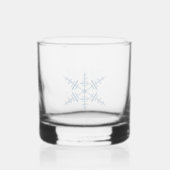 Schneeflocke Whiskyglas (Rückseite)