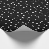 Schneeflocke-Winter-WeihnachtsPackpapier Geschenkpapier (Ecke)