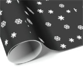 Schneeflocke-Winter-WeihnachtsPackpapier Geschenkpapier (Rolleneckpunkt)