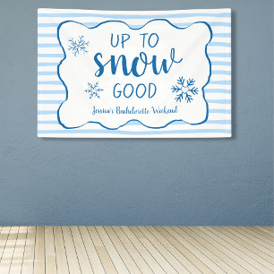 Schneeflocke Winterbachelorette Banner