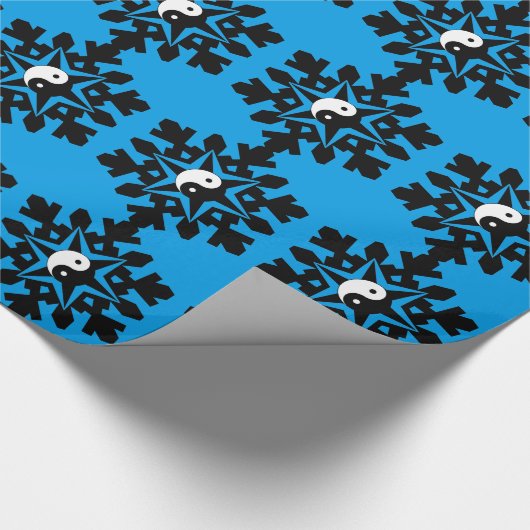 Schneeflocke - Yang Geschenkpapier (Ecke)