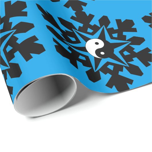 Schneeflocke - Yang Geschenkpapier (Rolleneckpunkt)