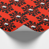 Schneeflocke - Yang Geschenkpapier (Ecke)