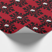 Schneeflocke - Yang Geschenkpapier (Ecke)