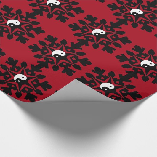 Schneeflocke - Yang Geschenkpapier (Ecke)