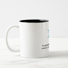 Schneeflocke Zweifarbige Tasse
