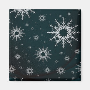 Schneeflockegrün Magnet
