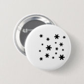 Schneeflockeikone Button (Vorne & Hinten)