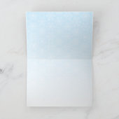 Schneeflockekarte der frohen Weihnachten (Innenseite)