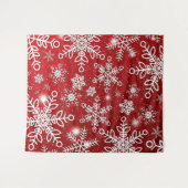 Schneeflocken 10 wandteppich (Vorderseite (Horizontal))