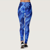 Schneeflocken 11 Leggings (Rückseite)