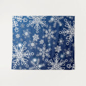 Schneeflocken 11 wandteppich (Vorderseite (Horizontal))