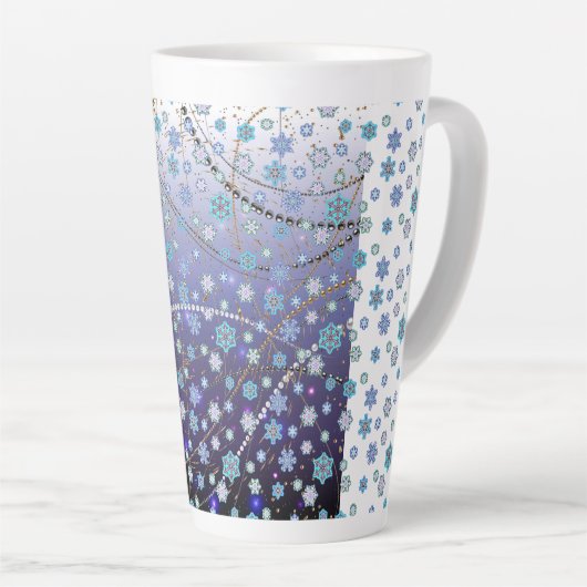 Schneeflocken 16 milchtasse (Rechte Ecke)