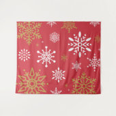 Schneeflocken 16 wandteppich (Vorderseite (Horizontal))