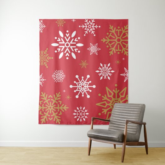 Schneeflocken 16 wandteppich (Beispiel)