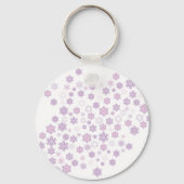 Schneeflocken-2 Schlüsselanhänger (Vorderseite)