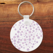 Schneeflocken-2 Schlüsselanhänger (Vorderseite)