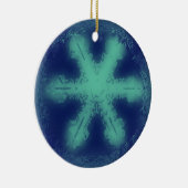 Schneeflocken 4 keramik ornament (Rechts)