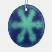 Schneeflocken 4 keramik ornament (Links)