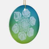 Schneeflocken 5 keramik ornament (Rechts)