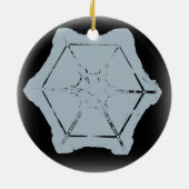 Schneeflocken 8 keramik ornament (Hinten)