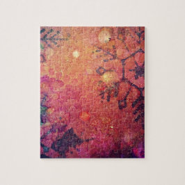 Schneeflocken Abstrakt Puzzle