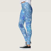Schneeflocken - Allround-Print-Leggings Leggings (Links)