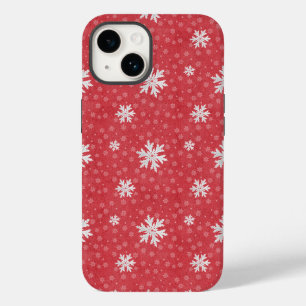 Schneeflocken am Heiligabend Einladung Napkins Tis Case-Mate iPhone 14 Hülle