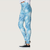Schneeflocken auf blau leggings (Links)