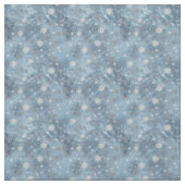 Schneeflocken auf einem gefrorenen Glasfenster Stoff (Muster)