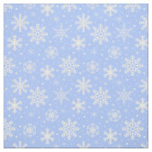 Schneeflocken auf Eisblau Stoff (Muster)