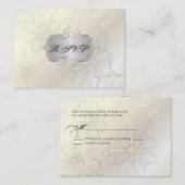 Schneeflocken auf Eisschutzbriefen, Chubby-Bizcard Begleitkarte (Vorne/Hinten)