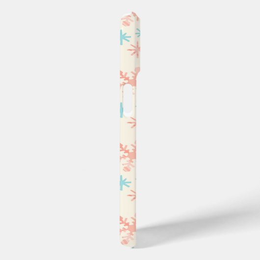 Schneeflocken auf Elfenbeinweihen Case-Mate iPhone Hülle (Rückseite / Rechts)