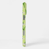 Schneeflocken auf Honigtau iPhone Hülle (Rechte Seite)