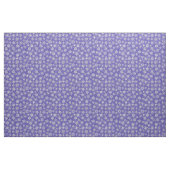 Schneeflocken auf violettem Schneesturm Stoff (Fat Quarter (45,7 x 55,9 cm))