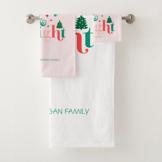 Schneeflocken aus glattem Pinien Badhandtuch Set (Insitu)