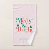 Schneeflocken aus glattem Pinien Badhandtuch Set (Handtuch)