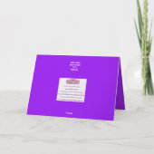 Schneeflocken aus Glitzer Feiertagskarte (Rückseite)