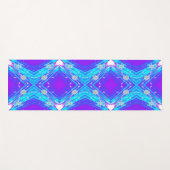 Schneeflocken aus Glitzer Yogamatte (Vorderseite (Horizontal))