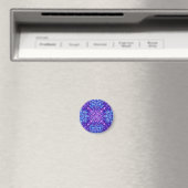 Schneeflocken aus hellen Kristallen Magnet (In Situ (Geschirrspüler))