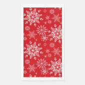 Schneeflocken aus Papier Serviette (Vorderseite)