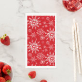 Schneeflocken aus Papier Serviette (Beispiel)