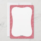 Schneeflocken aus Schmetterlingsgarn Feiertagskarte (Rückseite)